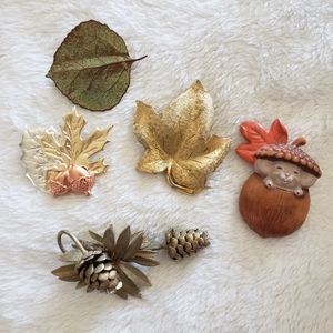 Vintage lot of Fall pins/broach